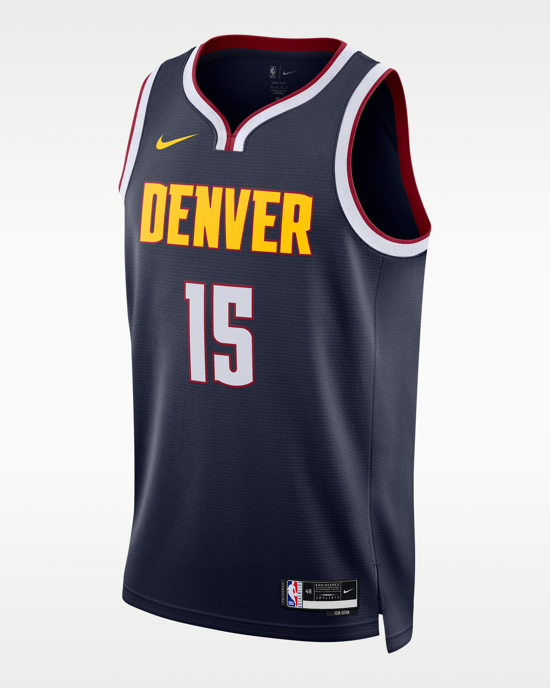 NBA Denver Nuggets ユニホーム　ゲームシャツ Denver Nuggets Icon Edition Men's Nike Dri-FIT NBA Swingman Jersey